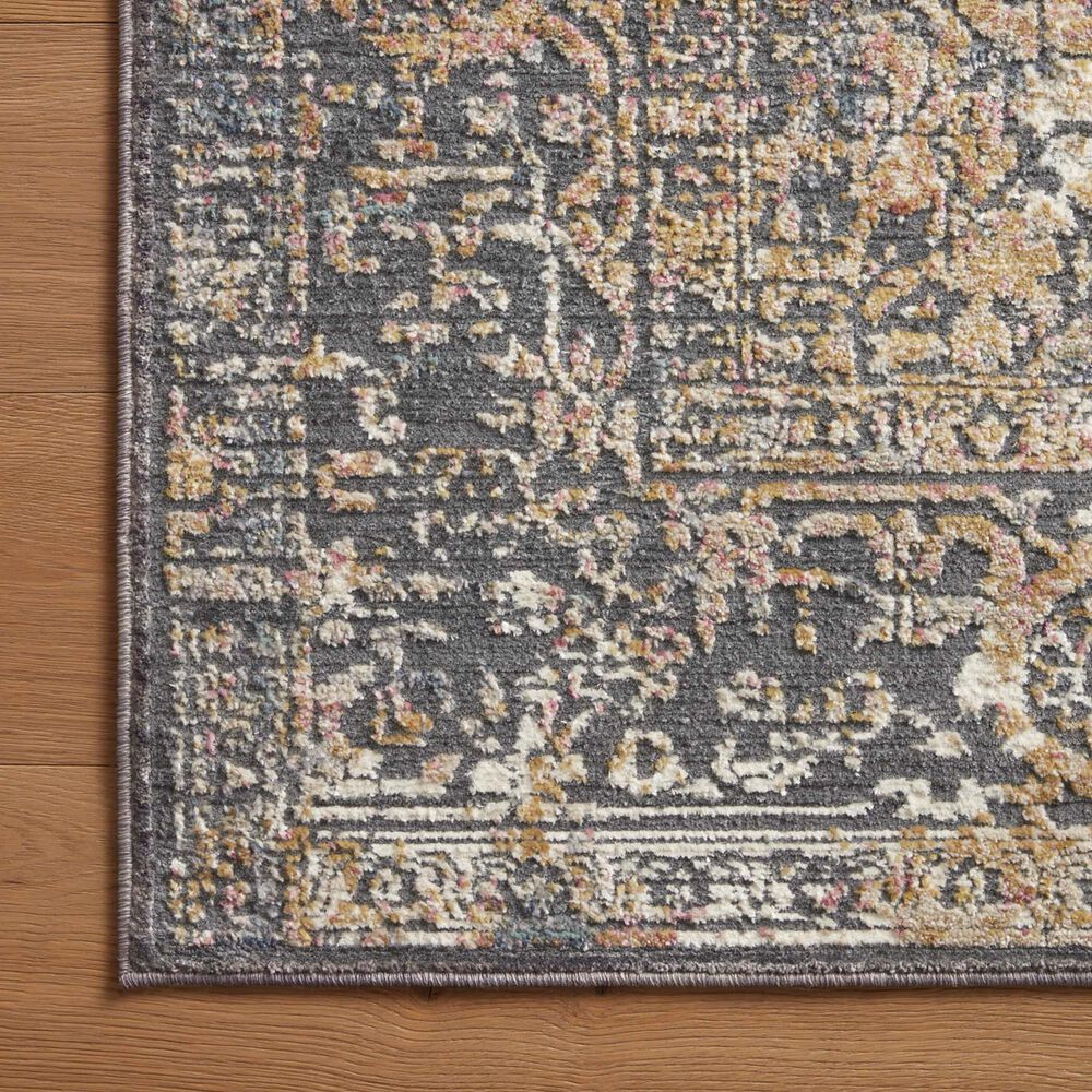 Loloi Indra 2&#39;6&quot; x 4&#39; Graphite and Sunset Area Rug, , large