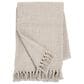 Ganz USA Waffle 50" x 60" Throw in Natural, , large
