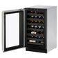 U-Line 18" Wine Cooler with Stainless Frame (Lock) and Left Hand Hinged, , large