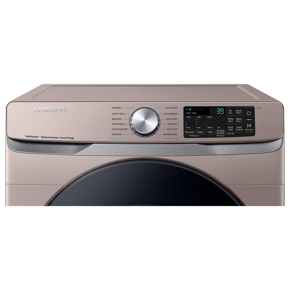 Samsung 7.5 Cu. Ft. Capacity Electric Dryer with Steam in Champagne, , large