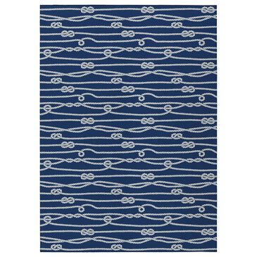 Dalyn Rug Company Harbor Contemporary 3" x 5" Navy Indoor/Outdoor Area Rug, , large