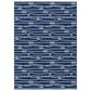 Dalyn Rug Company Harbor Contemporary 3" x 5" Navy Indoor/Outdoor Area Rug, , large