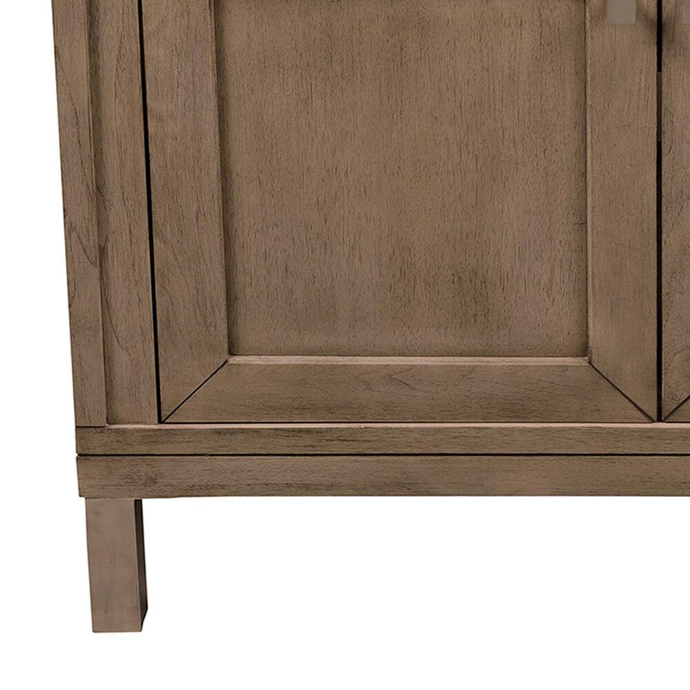 James Martin Chicago 36&quot; Single Vanity Cabinet in White Washed Walnut and Chrome, , large