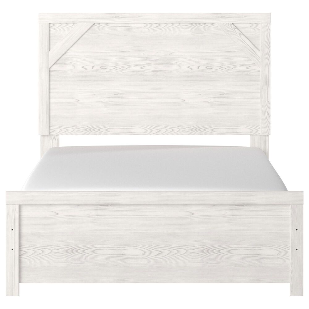 Signature Design by Ashley Gerridan Full Panel Bed in White, , large