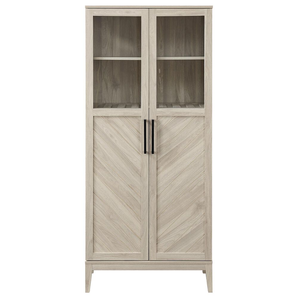 Walker Edison Logan 68&quot; Storage Cabinet in Birch, , large