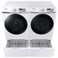 Samsung 4.5 Cu. Ft. Front Load Washer and 7.5 Cu. Ft. Gas Dryer Laundry Pair with Pedestal in White, , large