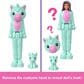 Barbie Mini BarbieLand Cutie Reveal Doll and Pet, , large