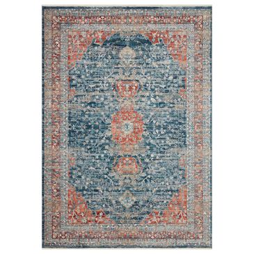 Magnolia Home Elise ELI-05 7"11" x 10"5" Navy and Red Area Rug, , large