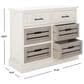 Safavieh Lydia 6-Drawer Chest in Distressed White/Greige, , large