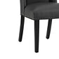 Modway Baron Vinyl Dining Chair in Black, , large