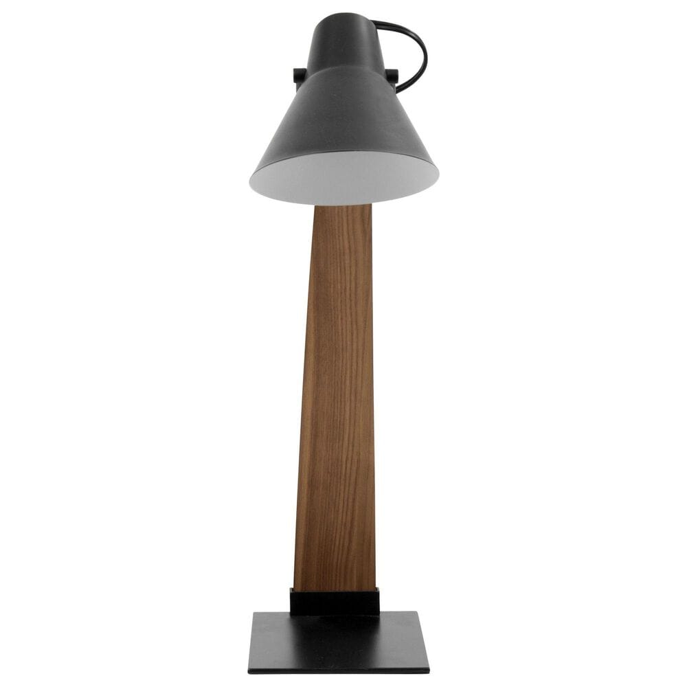Grandview Gallery Noah Table Lamp in Walnut and Black, , large