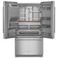 Kitchenaid 2-Piece Kitchen Package with 26.8 Cu. Ft. Refrigerator and 24" Built In Pocket Handle Dishwasher in Stainless Steel, , large