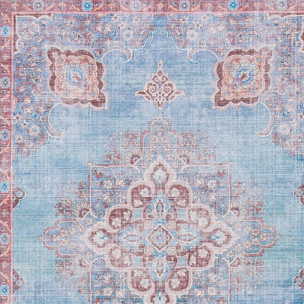 Safavieh Serapi 2&#39; x 9&#39; Blue and Brown Runner, , large