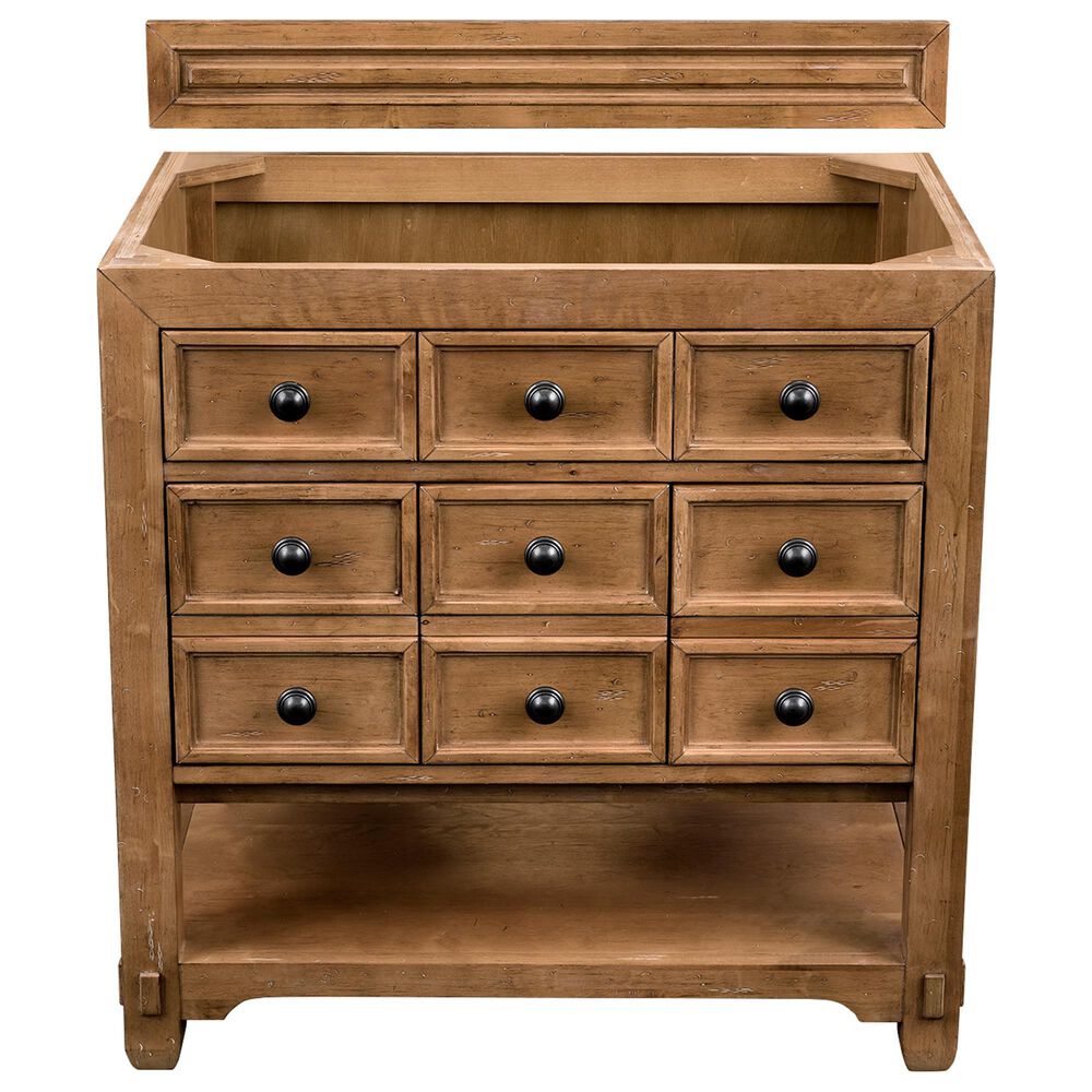James Martin Malibu 36" Single Vanity Cabinet in Honey Alder, , large