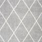 Safavieh Parma Shag PMA515G 12" x 15" Grey and Cream Area Rug, , large