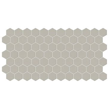Dal-Tile Keystone Desert Gray 2" x 2" Hexagon on 12" x 24" Ceramic Mosaic Sheet, , large