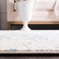 Safavieh Madison MAD603J 5" Square Teal and Ivory Area Rug, , large