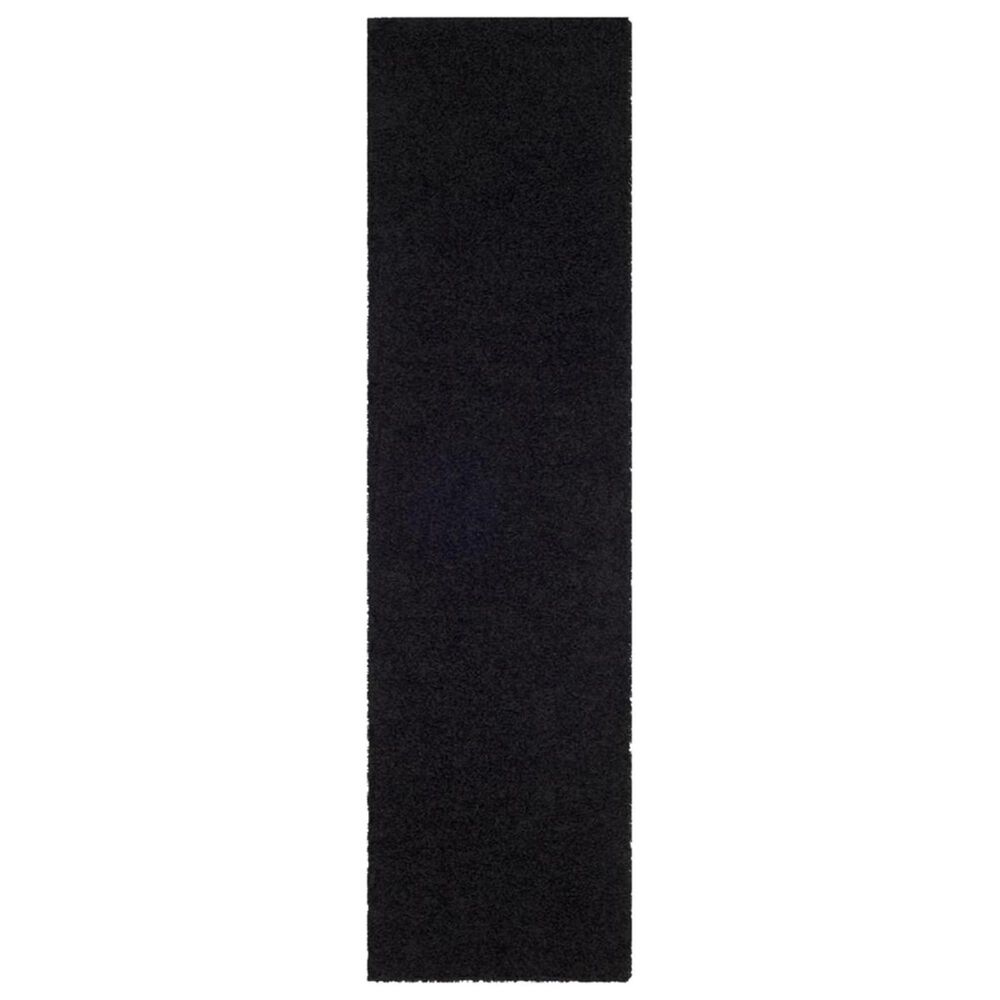 Safavieh Athens Shag SGA119K 2&#39;3&quot; x 8&#39; Black Runner, , large