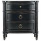 Hooker Furniture Charleston 3-Drawer Nightstand in Black Cherry, , large