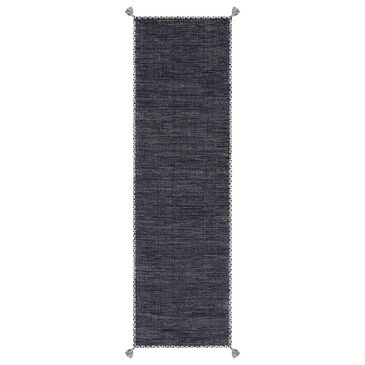 Safavieh Montauk 2"3" x 10" Grey and Black Runner, , large