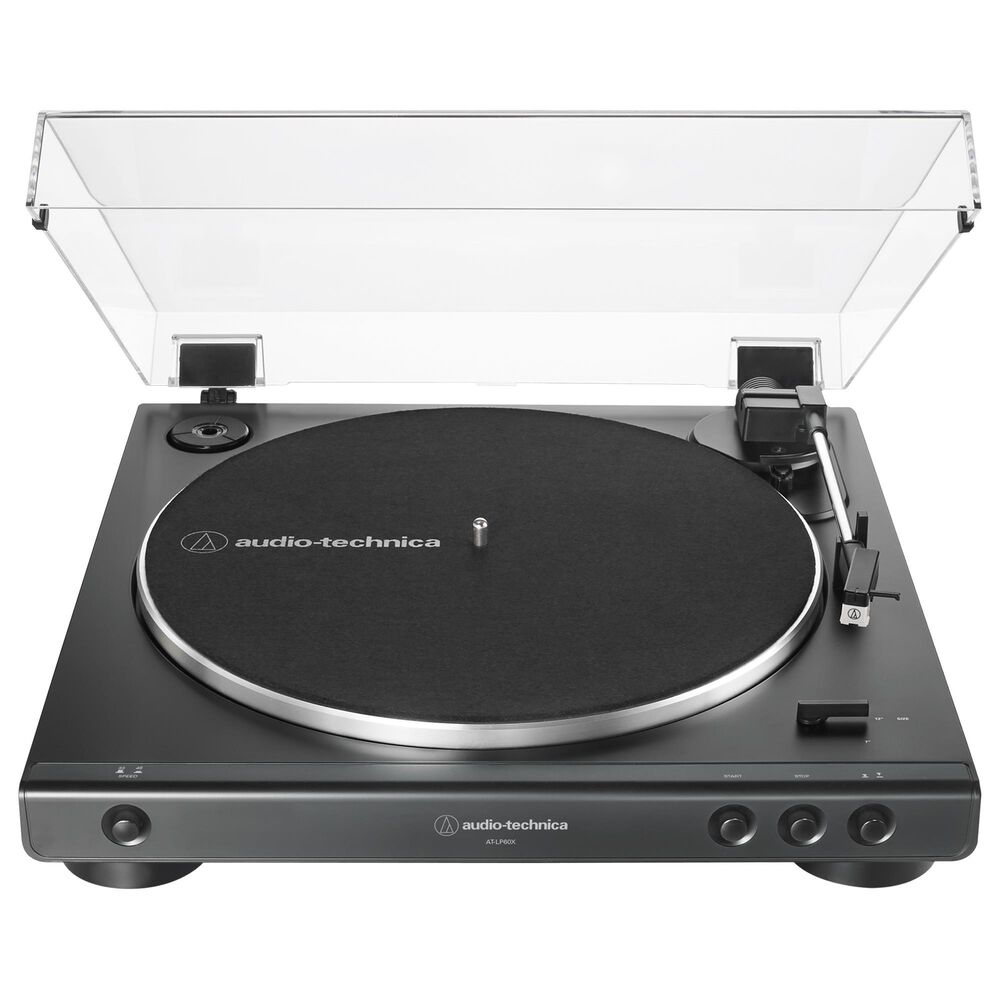 Audio Technica Fully Automatic Belt-Drive Turntable in Gun Metal, , large