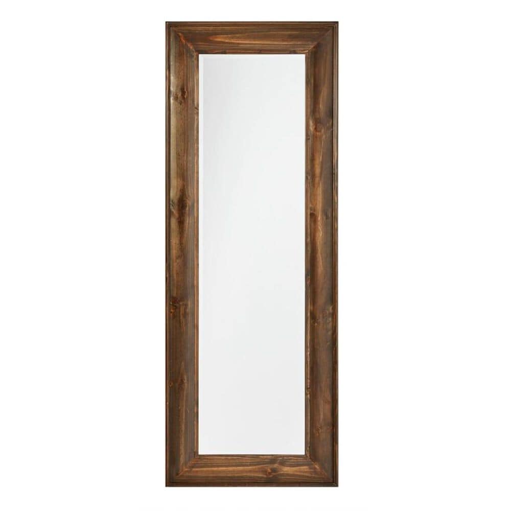 Garber Collection Leaner Floor Mirror in Brown, , large