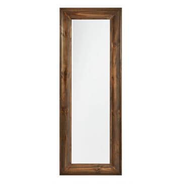 Garber Collection Leaner Floor Mirror in Brown, , large