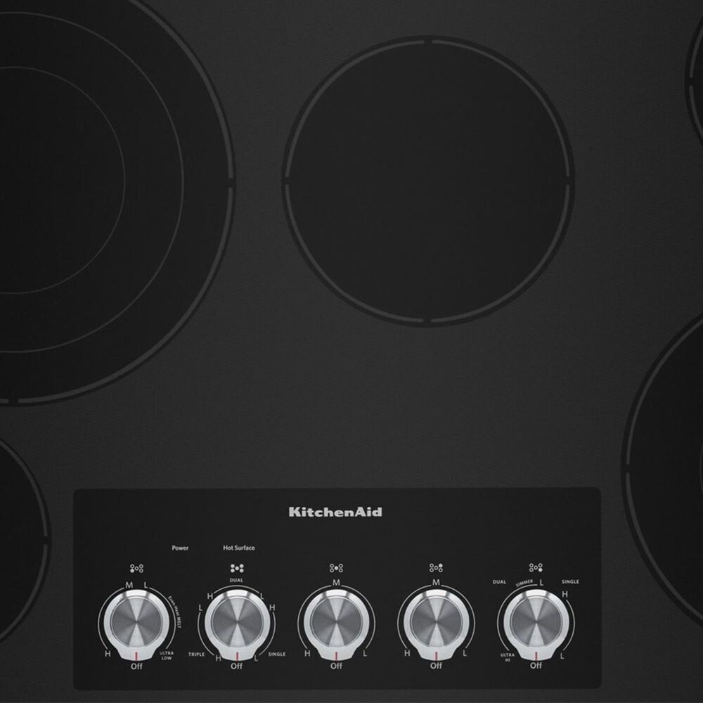 KitchenAid 36&quot; Electric Cooktop in Stainless Steel, , large