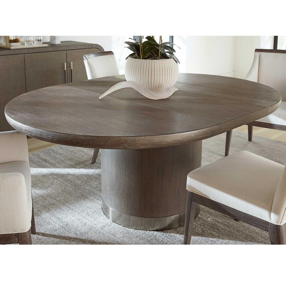 Hooker Furniture Modern Mood Round Dining Table in Mink - Table Only, , large