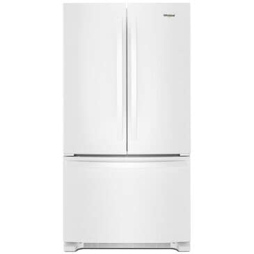 Whirlpool 25 Cu. Ft. 36" Wide French Door Refrigerator with Water Dispenser in White, , large