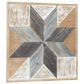Maple and Jade 31" x 31" Farmhouse Wall Decor in Blue, Brown and Whitewashed, , large
