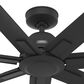 Hunter Downtown 60" Outdoor Ceiling Fan in Matte Black, , large