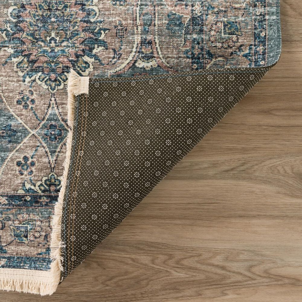 Dalyn Rug Company Marbella 2&#39;3&quot; x 7&#39;6&quot; Mineral Blue Runner, , large