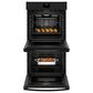 G.E. Major Appliances 27" Double Electric Wall Oven with No Preheat Air Fry in Black, , large