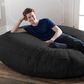 Jaxx 6" Cocoon Large Bean Bag Chair in Black, , large