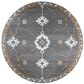 Dalyn Rug Company Sedona 10" Round Charcoal Indoor/Outdoor Area Performance Rug, , large