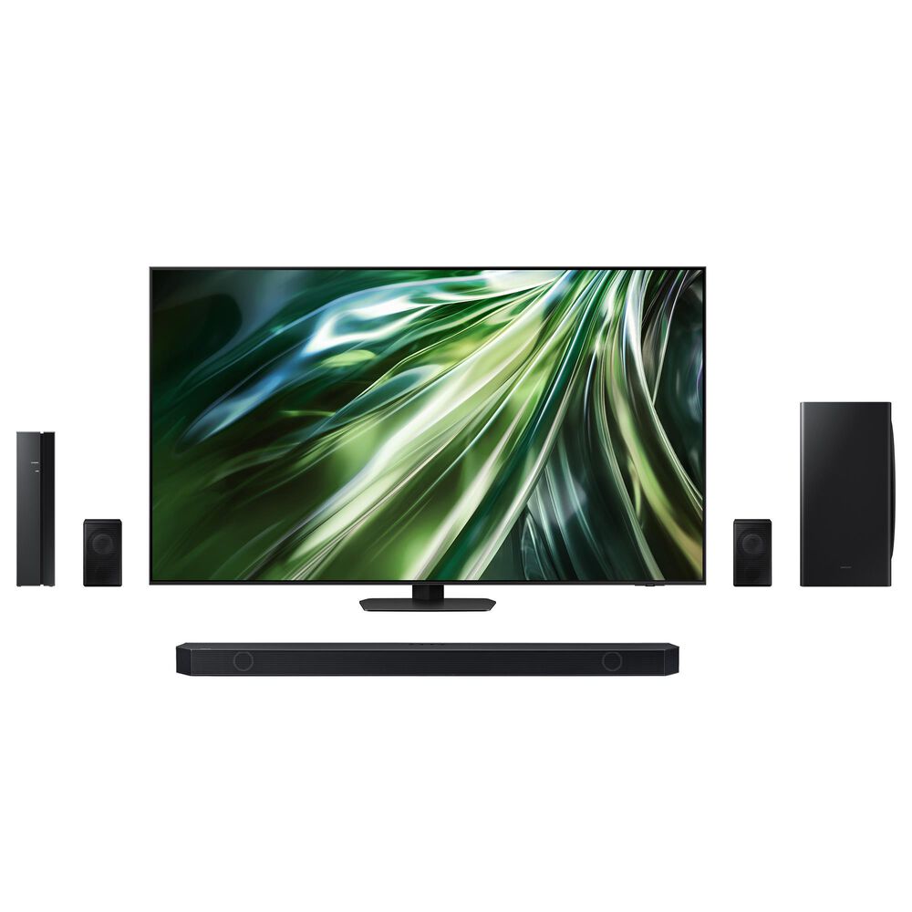 Samsung 55" 4K QLED w/Soundbar Sys, , large