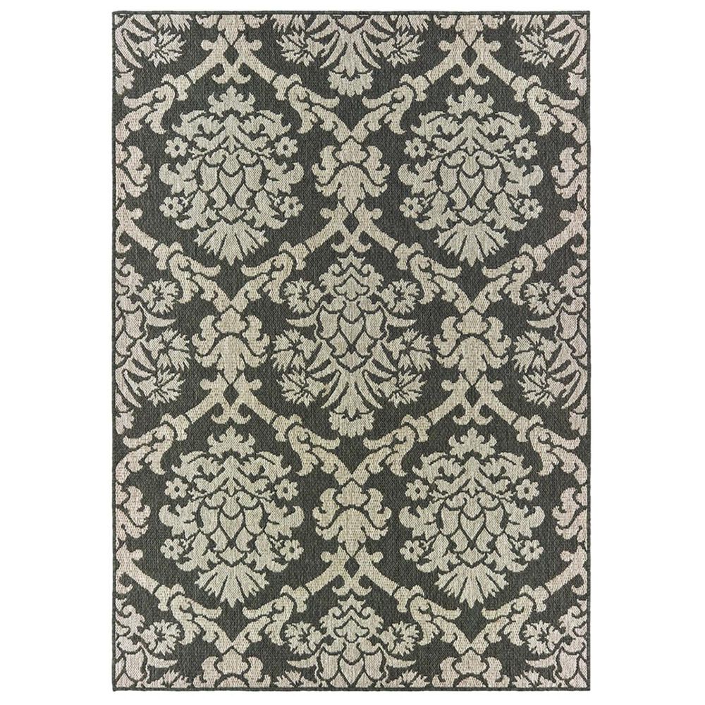 Oriental Weavers Latitude 8020K 5"3" x 7"3" Grey Area Rug, , large