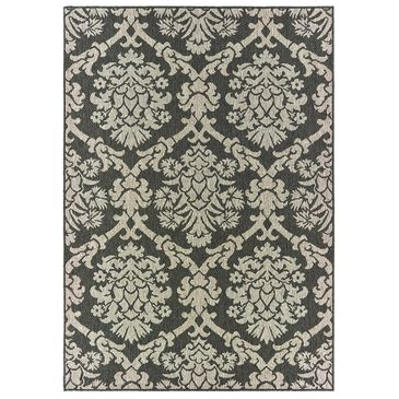 Oriental Weavers Latitude 8020K 5"3" x 7"3" Grey Area Rug, , large