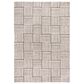 RIZZY Taylor Geometric 5" x 7"6" Gray and Natural Area Rug, , large