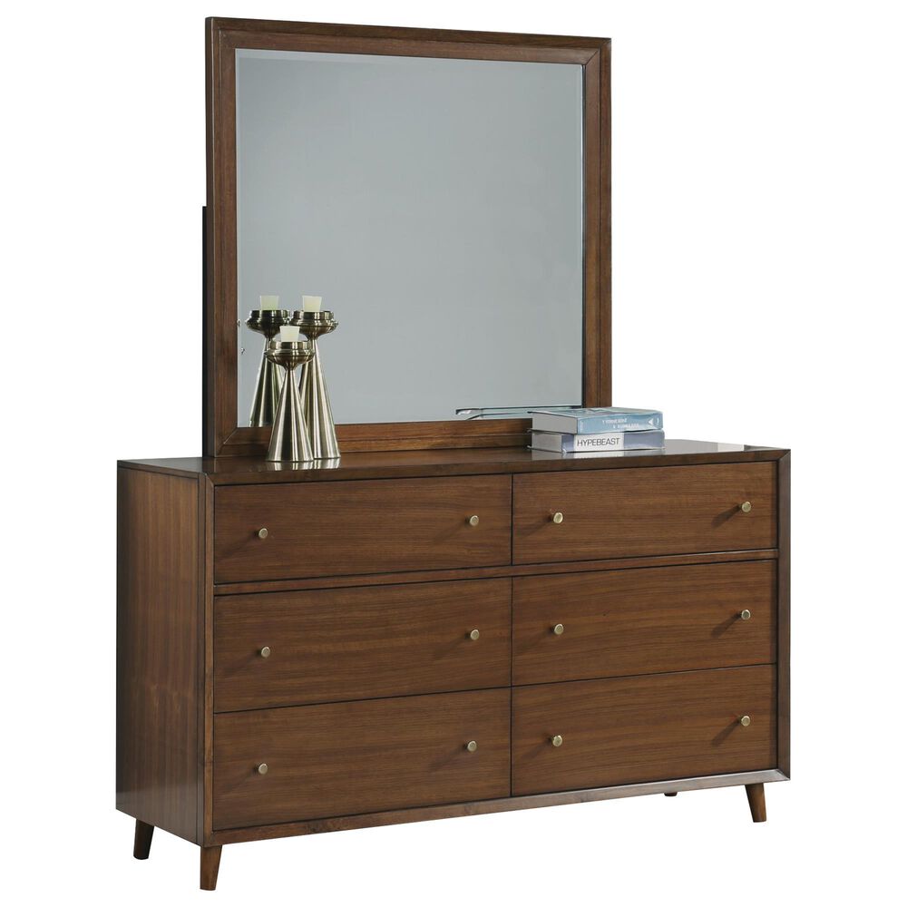 Flexsteel Ludwig 6-Drawer Dresser in Walnut, , large