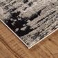 Oriental Weavers Micah 8" x 10" Black and Silver Area Rug, , large