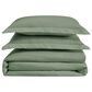 Pem America Cannon Solid 3-Piece Full/Queen Duvet Cover Set in Green, , large