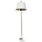 Maple and Jade Modern Floor Lamp in Gold and White, , large