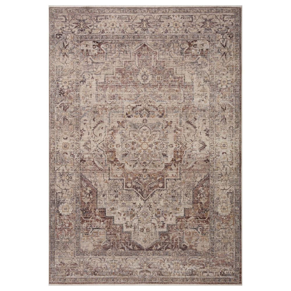 Loloi Lyra 2"3" x 3"10" Berry and Stone Area Rug, , large