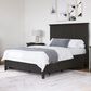 Urban Home Grace Eastern King Panel Bed in Raven Black, , large