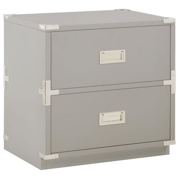 OSP Home Wellington 2-Drawer Cabinet in Grey, , large