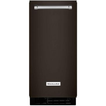 KitchenAid 15" Automatic Ice Maker with Drain Pump in PrintShield Black Stainless Steel Finish, , large