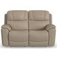 Flexsteel Crew Power Reclining Loveseat with Power Headrests and Lumbar in Pebble, , large