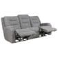 Flexsteel Arlo Power Reclining Sofa with Power Headrests in Onyx, , large